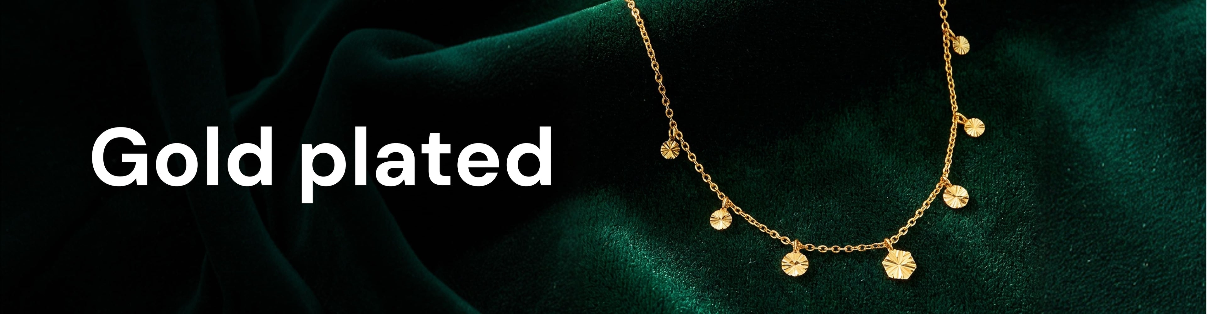 SIJA Gold Plated Silver Necklace 925 sterling silver BIS hallmarked elegant jewellery timeless accessory perfect for weddings festive wear anniversaries and gifting