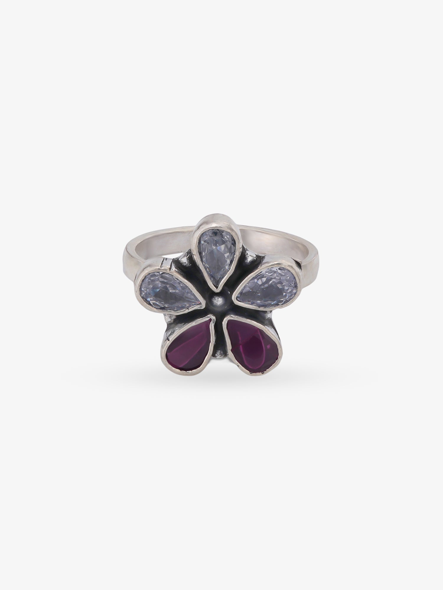 Adjustable band detail of SIJA 925 Silver Heirloom Bloom Antique Toe Ring showcasing flexible fit and premium oxidised silver quality