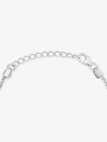 Adjustable clasp detail of SIJA 925 Silver Ice Cream Chain Bracelet showcasing secure fit and premium sterling silver quality