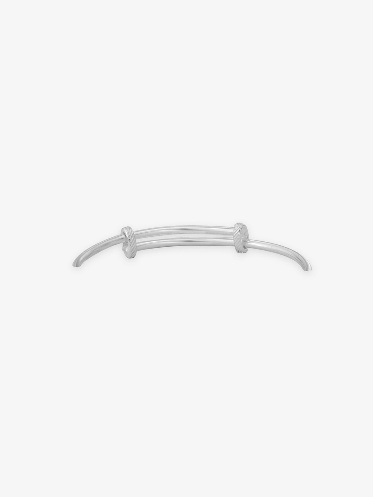 Side profile of SIJA 925 Silver Kids Bracelet highlighting durable sterling silver craftsmanship and butterfly charm placement