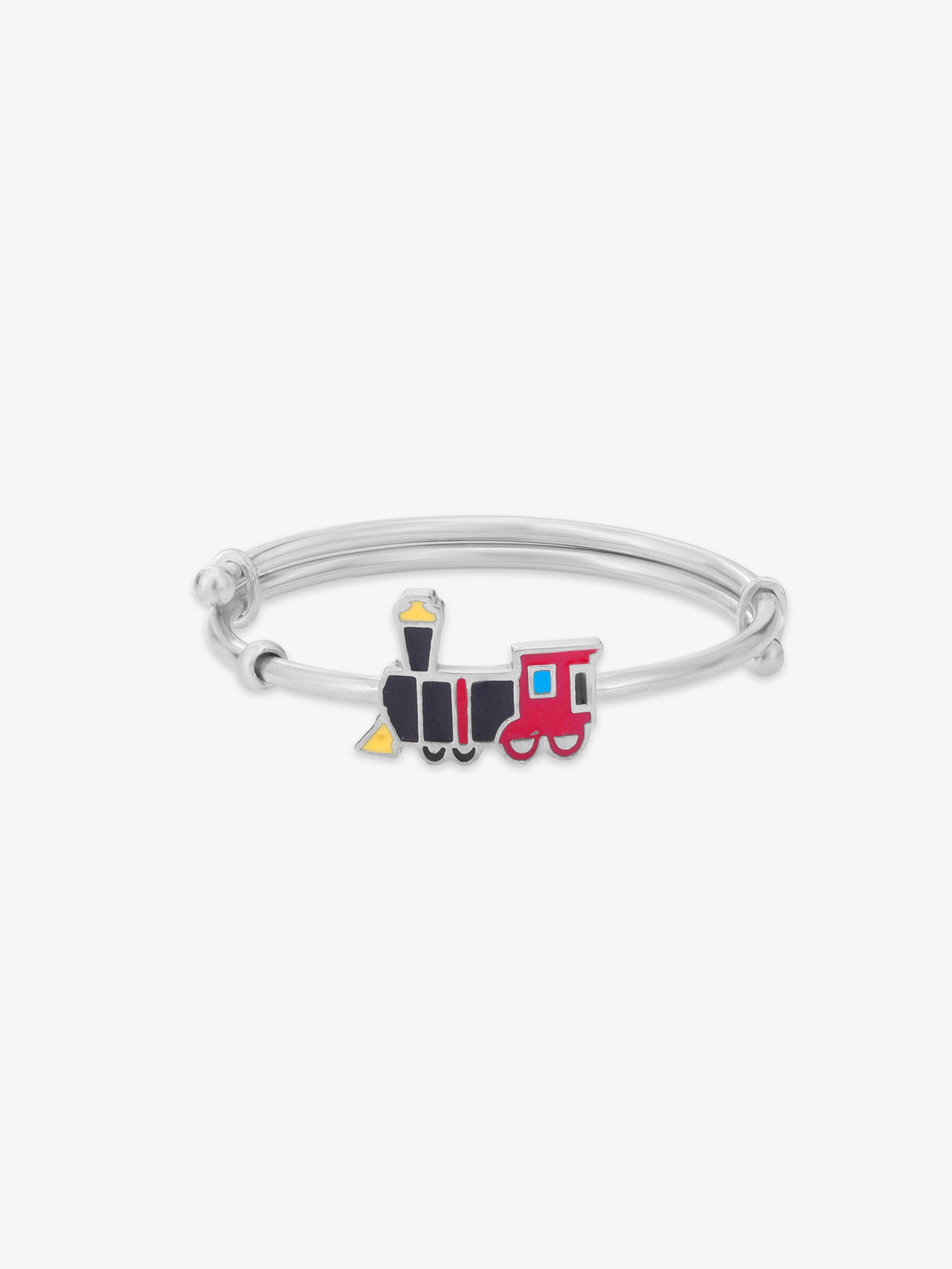 SIJA 925 Silver Kids Bracelet Choo Choo Train playful sterling silver jewellery accessory front view