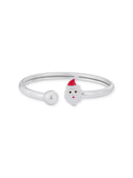 Detailed view of SIJA 925 Silver Kids Bracelet highlighting ornamental finish polished sterling silver craftsmanship durable chain links