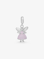 SIJA 925 Silver Fairy Charm elegant sterling silver jewellery accessory front view
