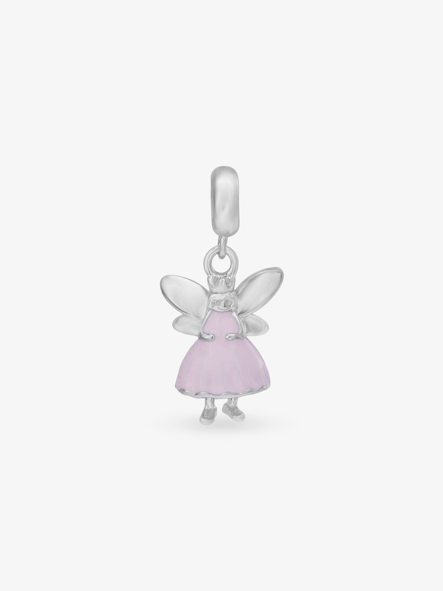 SIJA 925 Silver Fairy Charm elegant sterling silver jewellery accessory front view