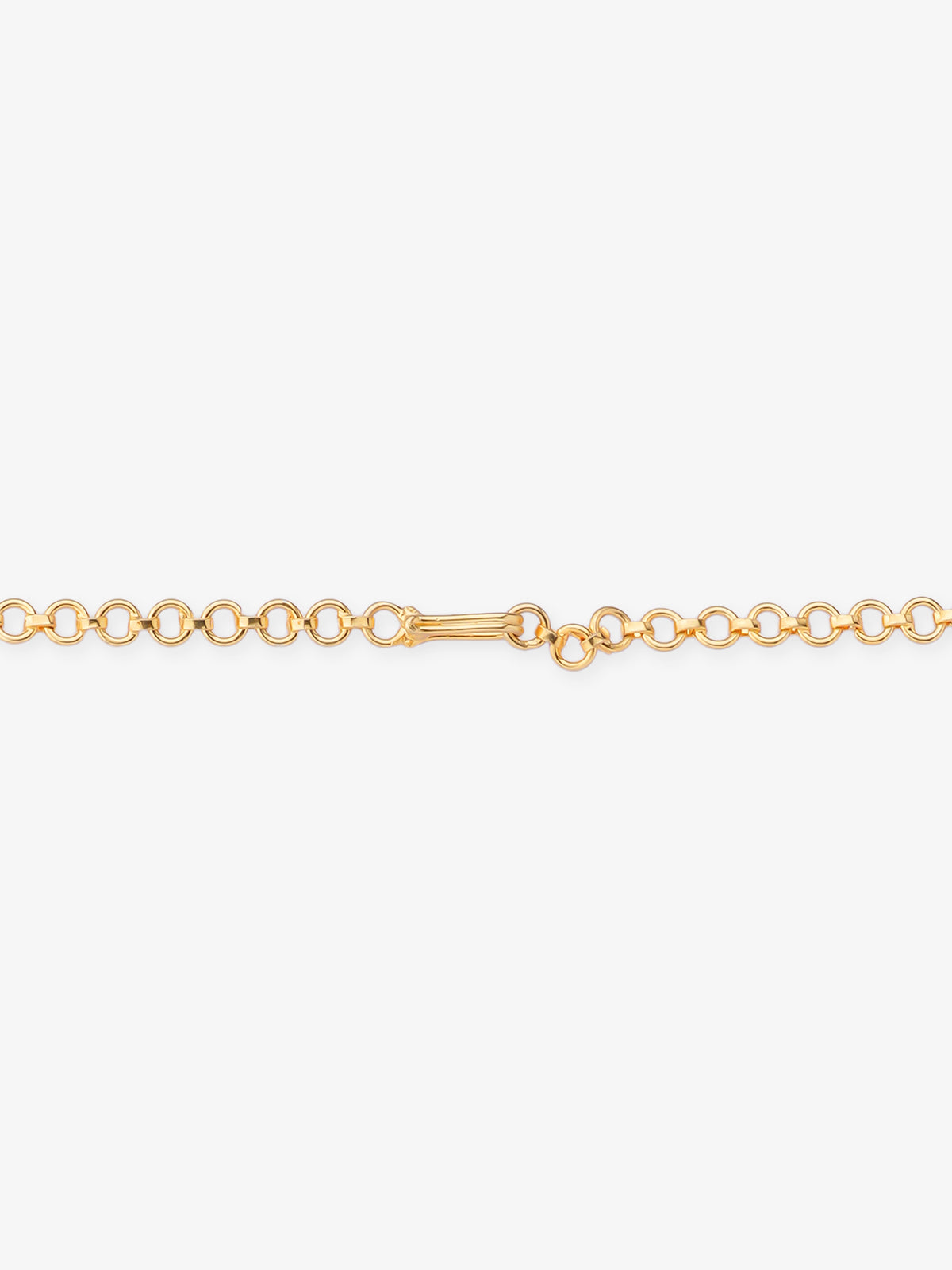 Side profile of SIJA 925 silver Leaf Choker Necklace showing polished edges and durable sterling silver construction
