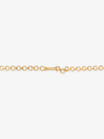 Side profile of SIJA 925 silver Leaf Choker Necklace showing polished edges and durable sterling silver construction