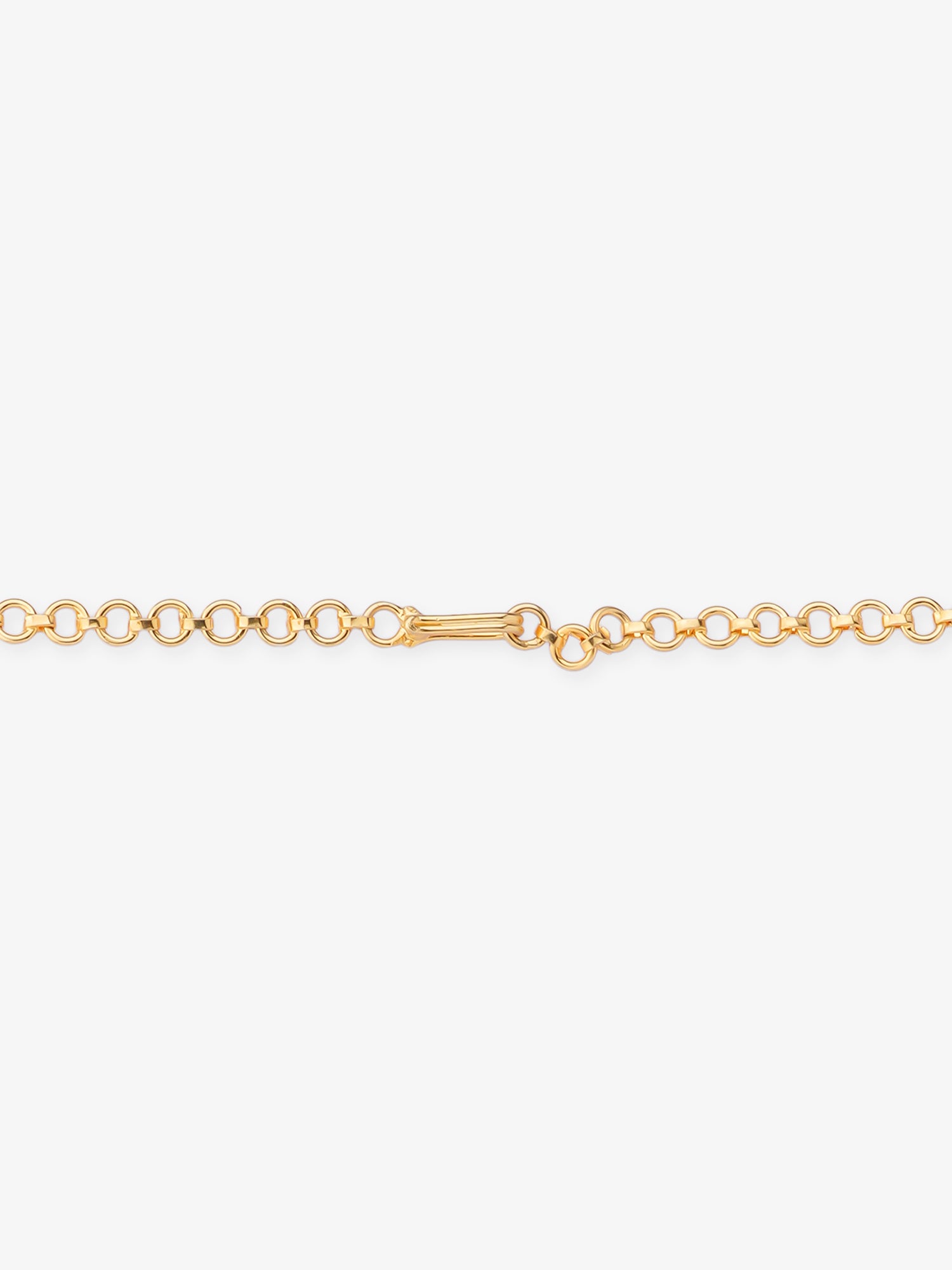 Side profile of SIJA 925 silver Leaf Choker Necklace showing polished edges and durable sterling silver construction