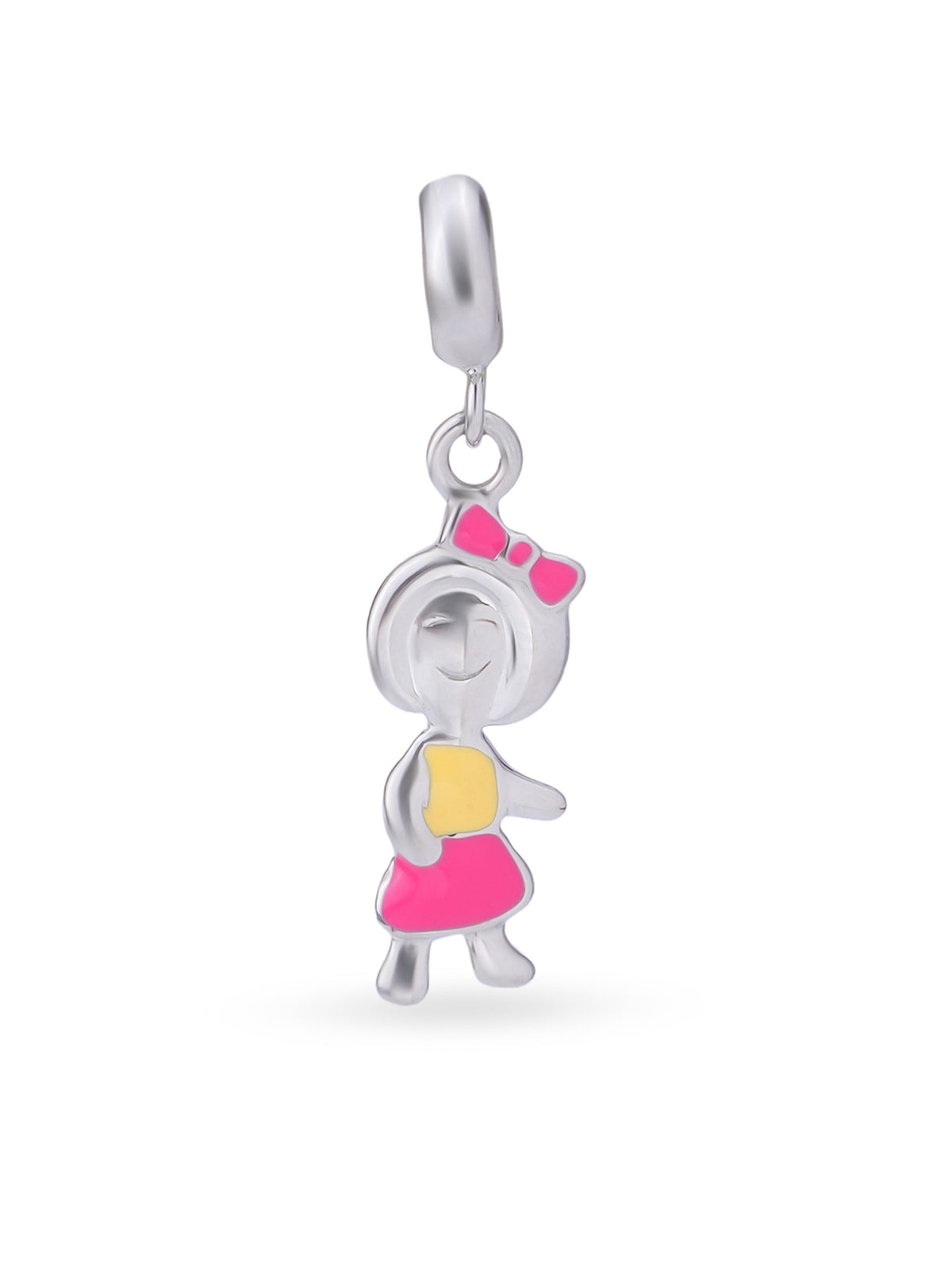 Hero shot SIJA 925 silver jewellery little girl charm BIS hallmarked playful accessory perfect for birthdays festive wear and gifting