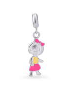 Hero shot SIJA 925 silver jewellery little girl charm BIS hallmarked playful accessory perfect for birthdays festive wear and gifting