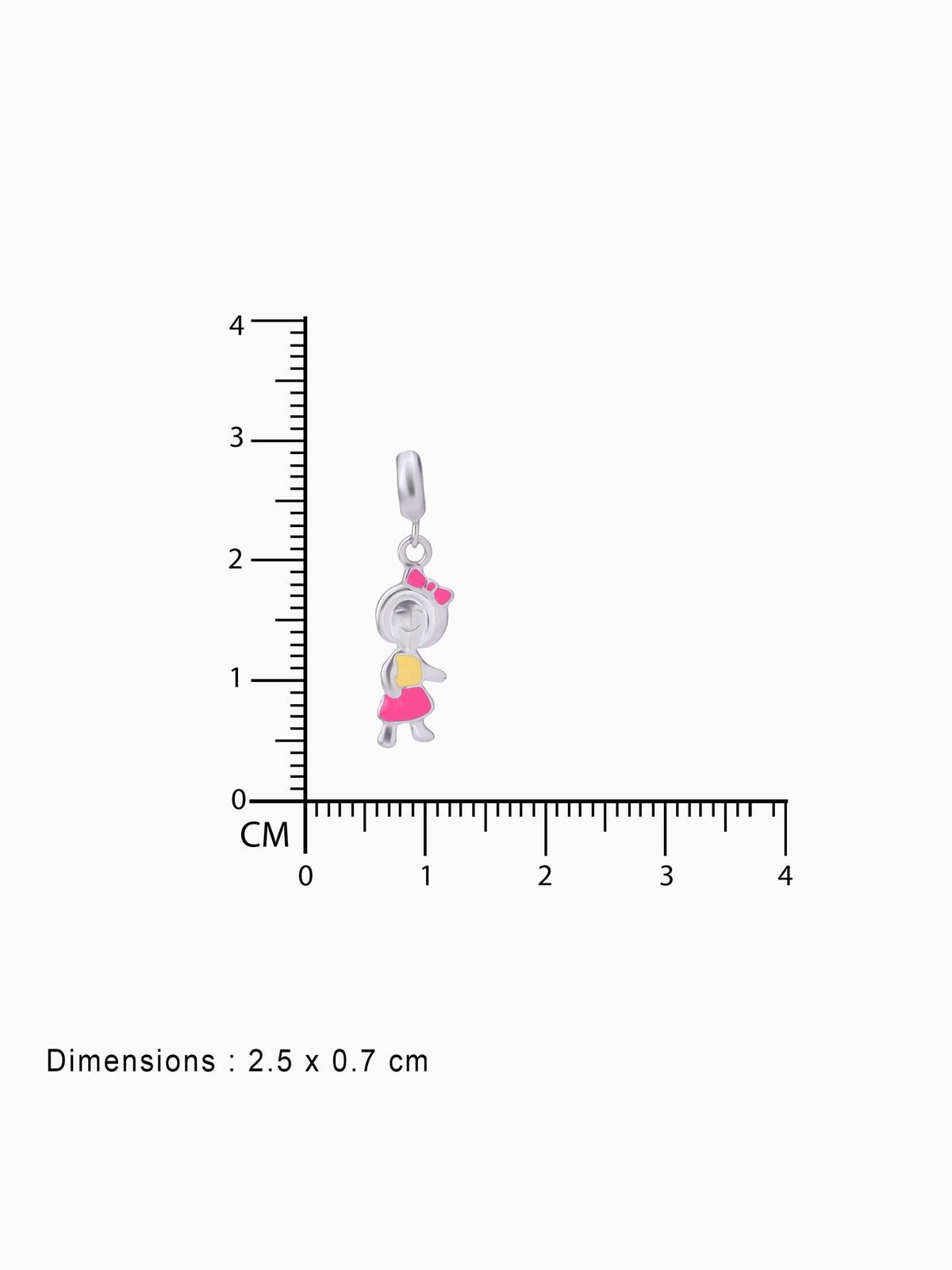 BIS hallmark view SIJA 925 silver jewellery little girl charm certified premium accessory charming playful design for gifting and celebrations