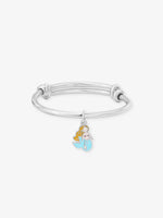 SIJA 925 Silver Kids Bracelet with Mermaid Charm sterling silver jewellery playful front view accessory