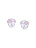 SIJA 925 sterling silver Mini Dog stud BIS hallmarked playful kids jewellery design perfect for birthdays parties and gifting