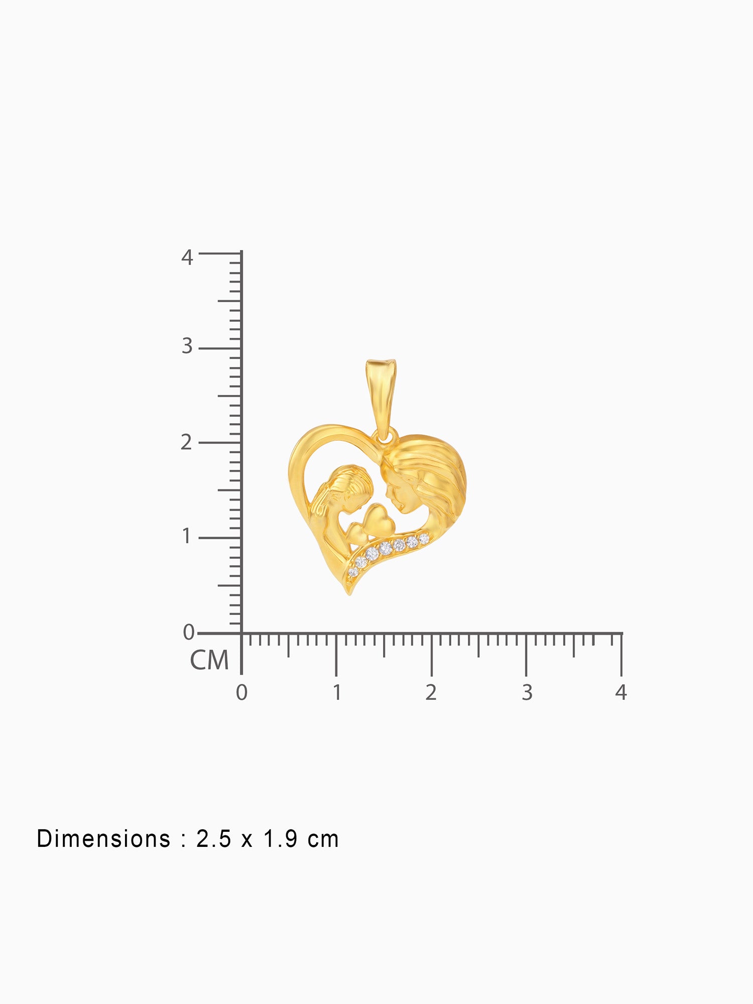 BIS hallmark view SIJA 925 silver jewellery gold plated mom baby in heart pendant certified premium accessory elegant timeless design for gifting and celebrations