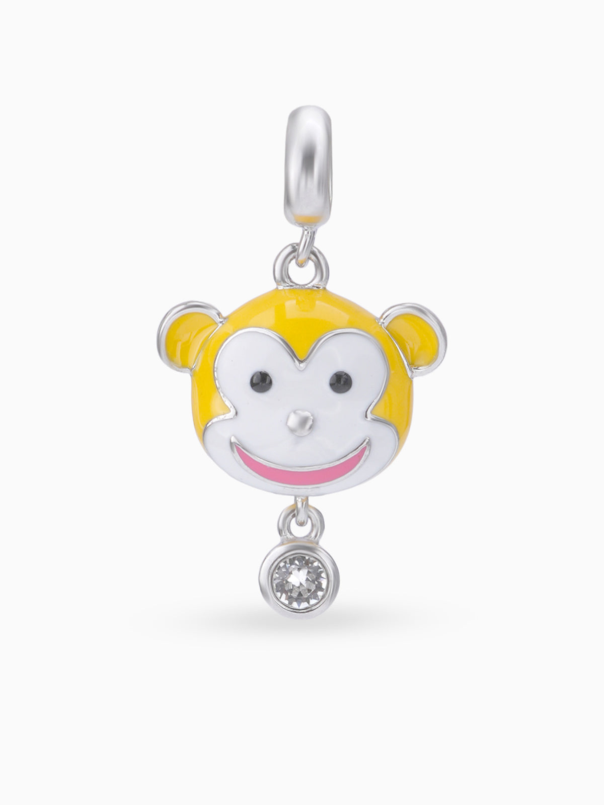 Close up SIJA 925 silver jewellery monkey face charm handcrafted premium design versatile accessory for everyday wear and special occasions