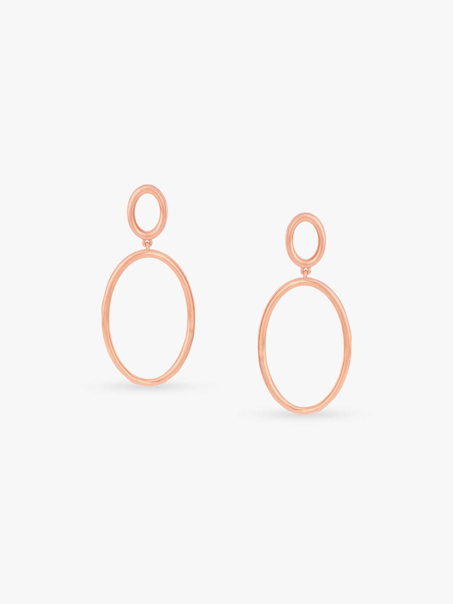 SIJA 925 Silver O Ring Earrings elegant sterling silver jewellery accessory front view