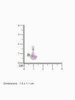 BIS hallmark view SIJA 925 silver jewellery pink bird charm certified premium accessory charming playful motif for gifting and celebrations