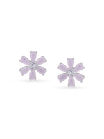 Detailed view of SIJA 925 Silver Bloom Stud highlighting ornamental finish polished sterling silver craftsmanship delicate floral motif