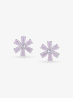 SIJA 925 Silver Bloom Stud sterling silver jewellery elegant floral design full front hero view accessory