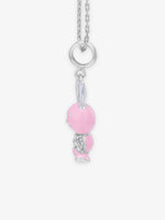 Side profile of SIJA 925 Silver Bunny Charm highlighting durable sterling silver craftsmanship and playful motif