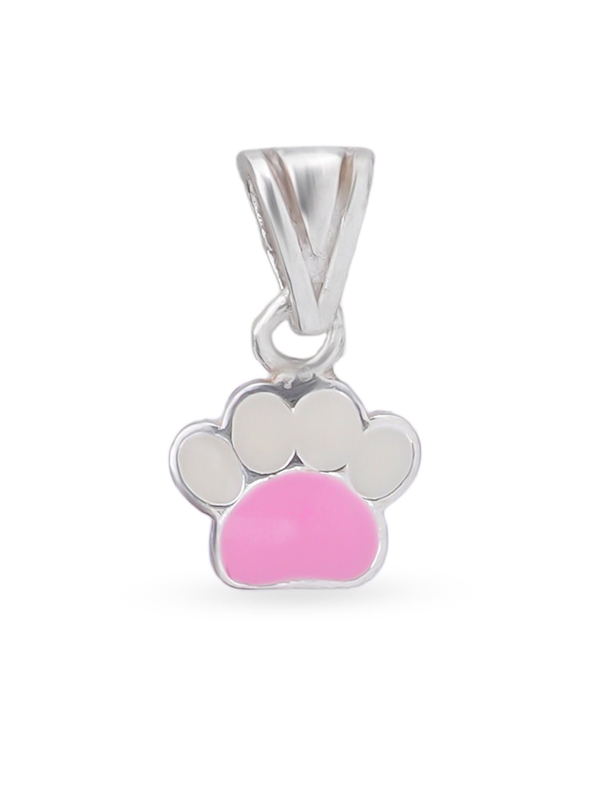 Close up SIJA 925 silver jewellery pink white palm charm handcrafted premium design versatile accessory for everyday wear and special occasions