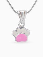 Close up SIJA 925 silver jewellery pink white palm charm handcrafted premium design versatile accessory for everyday wear and special occasions