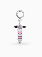 SIJA 925 silver jewellery pink white scooty charm stylish handcrafted accessory perfect for parties anniversaries and festive wear