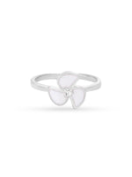 Inner band detail of SIJA 925 Silver Pinwheel Ring showcasing smooth finish and premium sterling silver quality