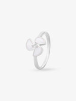SIJA 925 Silver Pinwheel Ring elegant sterling silver jewellery accessory front view