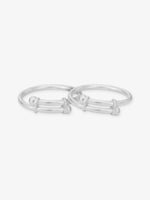 SIJA 925 Silver Plain Kids Bracelet sterling silver jewellery elegant hero shot