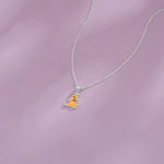 Close‑up of SIJA 925 Silver Pooh Bear Pendant with Chain showing cute Pooh Bear face detailing handcrafted sterling silver jewellery fun accessory for children