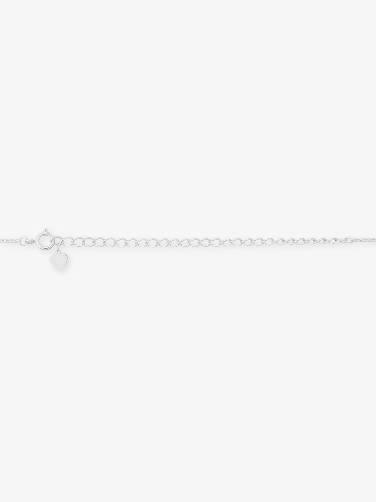 Side profile of SIJA 925 Silver Pooh Bear Pendant with Chain sterling silver jewellery elegant accessory durable construction polished edges