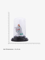 Reverse view of SIJA 925 Silver Radha Krishna Idol showing BIS 925 hallmark certified sterling silver jewellery made in India