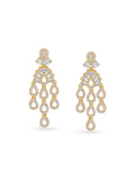Detailed close up of SIJA 925 Silver Rain Droplets Earrings showing delicate droplet charms and handcrafted silver finish