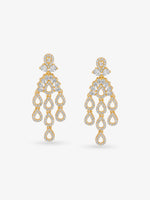 SIJA 925 Silver Rain Droplets Earrings elegant sterling silver jewellery accessory front view
