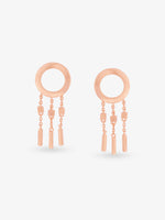 SIJA 925 Silver Ring with Droplets Earrings elegant sterling silver jewellery accessory front view