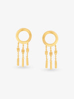 SIJA 925 Silver Ring with Droplets Earrings elegant sterling silver jewellery accessory front view