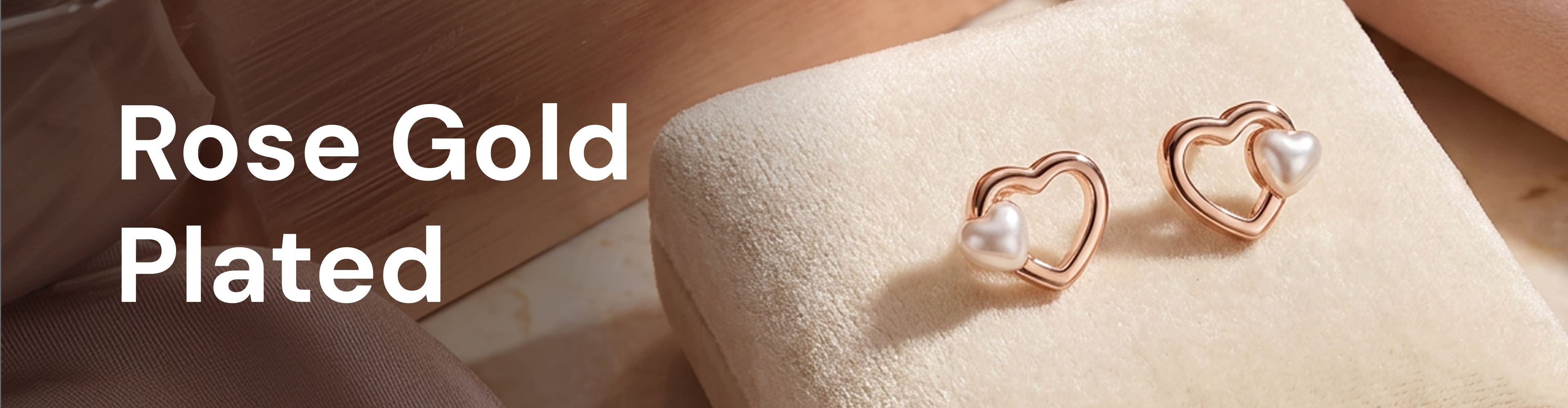 SIJA Rose Gold jewellery 925 sterling silver BIS hallmarked premium rose gold plated elegant timeless designs perfect for weddings festive wear anniversaries and gifting