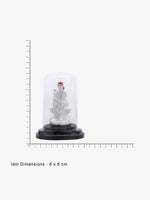 Reverse view of SIJA 999 Silver Sai Baba Idol showing hallmark certified pure silver jewellery made in India