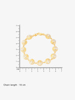 Reverse view of SIJA 925 Silver Shell Bracelet BIS 925 hallmark certified sterling silver jewellery