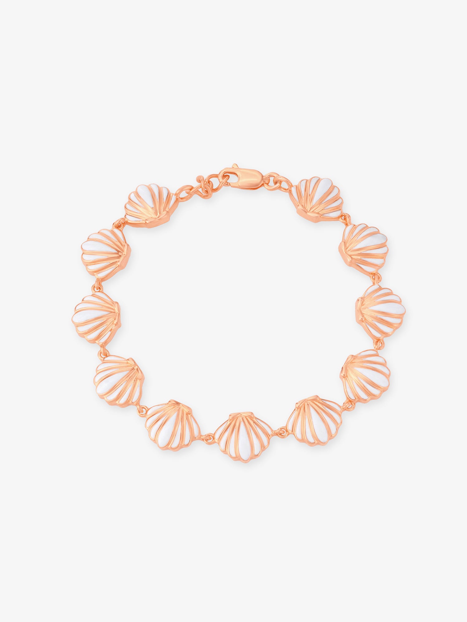 SIJA 925 Silver Shell Bracelet sterling silver jewellery elegant hero shot