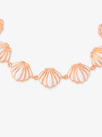 Detailed close up of SIJA 925 Silver Shell Bracelet highlighting shell charm craftsmanship