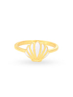 Inner band detail of SIJA 925 Silver Shell Ring showcasing smooth finish and premium sterling silver quality