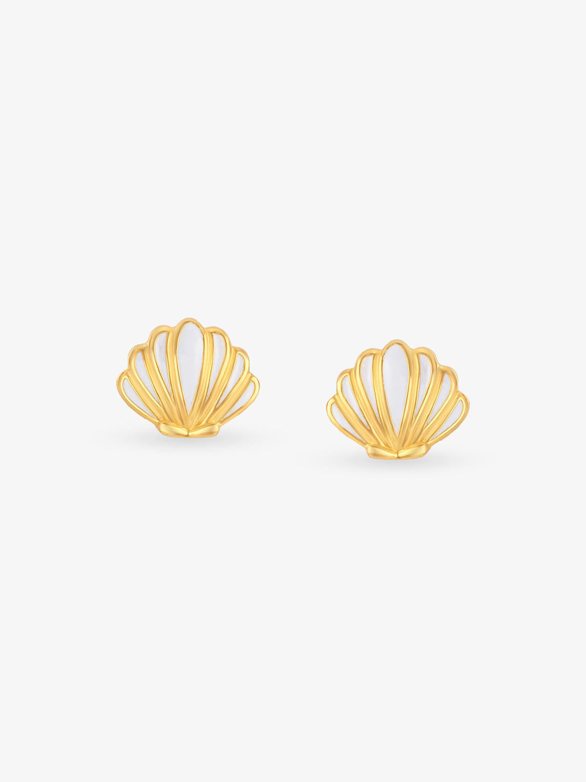 SIJA 925 Silver Shell Stud sterling silver jewellery elegant hero shot
