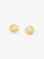 SIJA 925 Silver Shell Stud sterling silver jewellery elegant hero shot