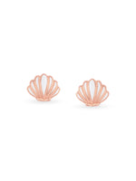Reverse view of SIJA 925 Silver Shell Stud BIS 925 hallmark certified sterling silver jewellery