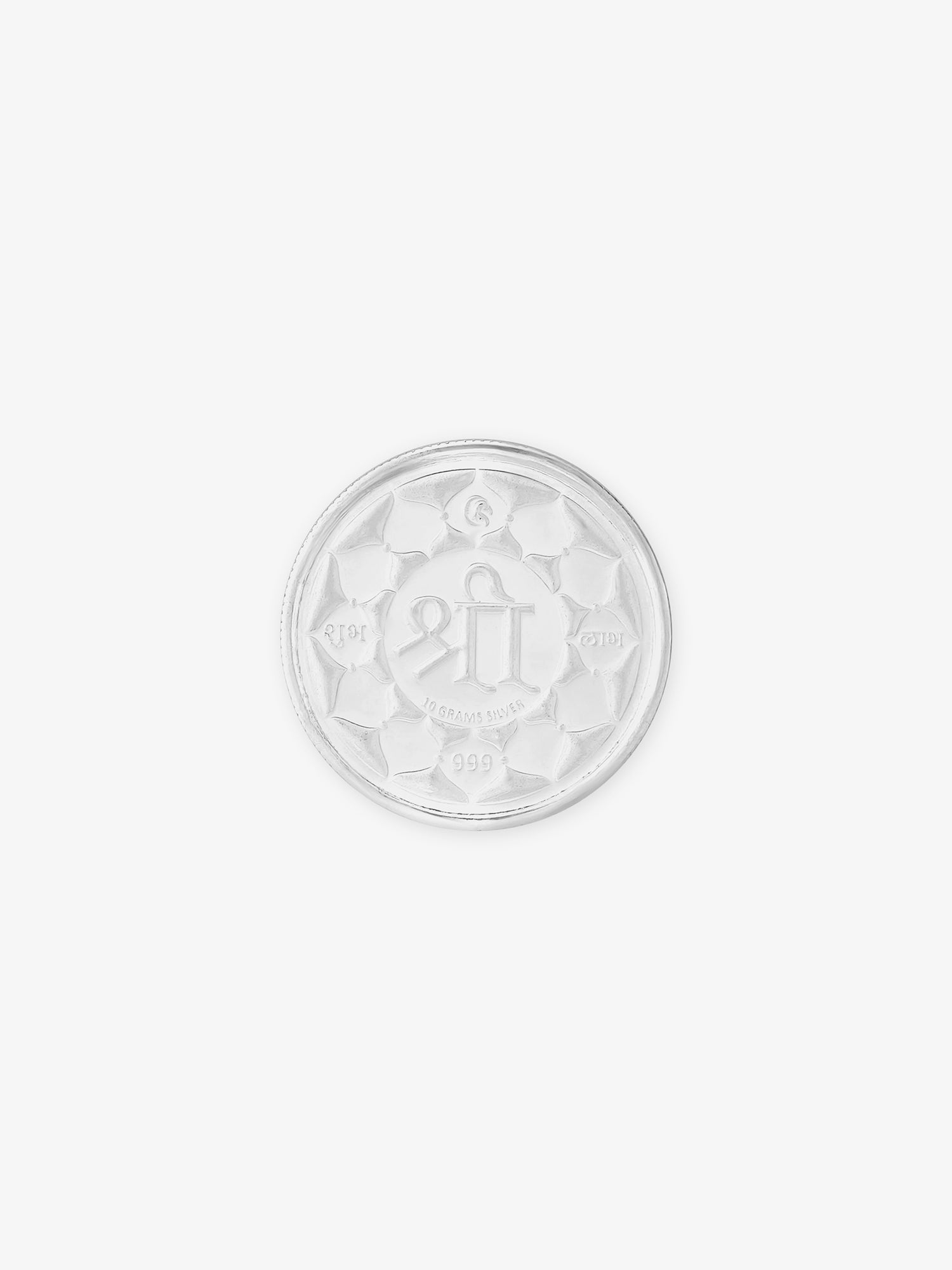 Detailed close up of SIJA Pure 999 Silver 10g Coin highlighting fine silver craftsmanship