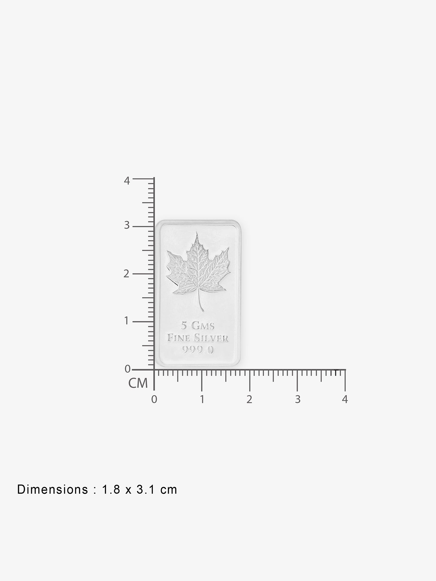 Reverse view of SIJA Pure 999 Silver 5g Coin hallmark certified pure silver bullion