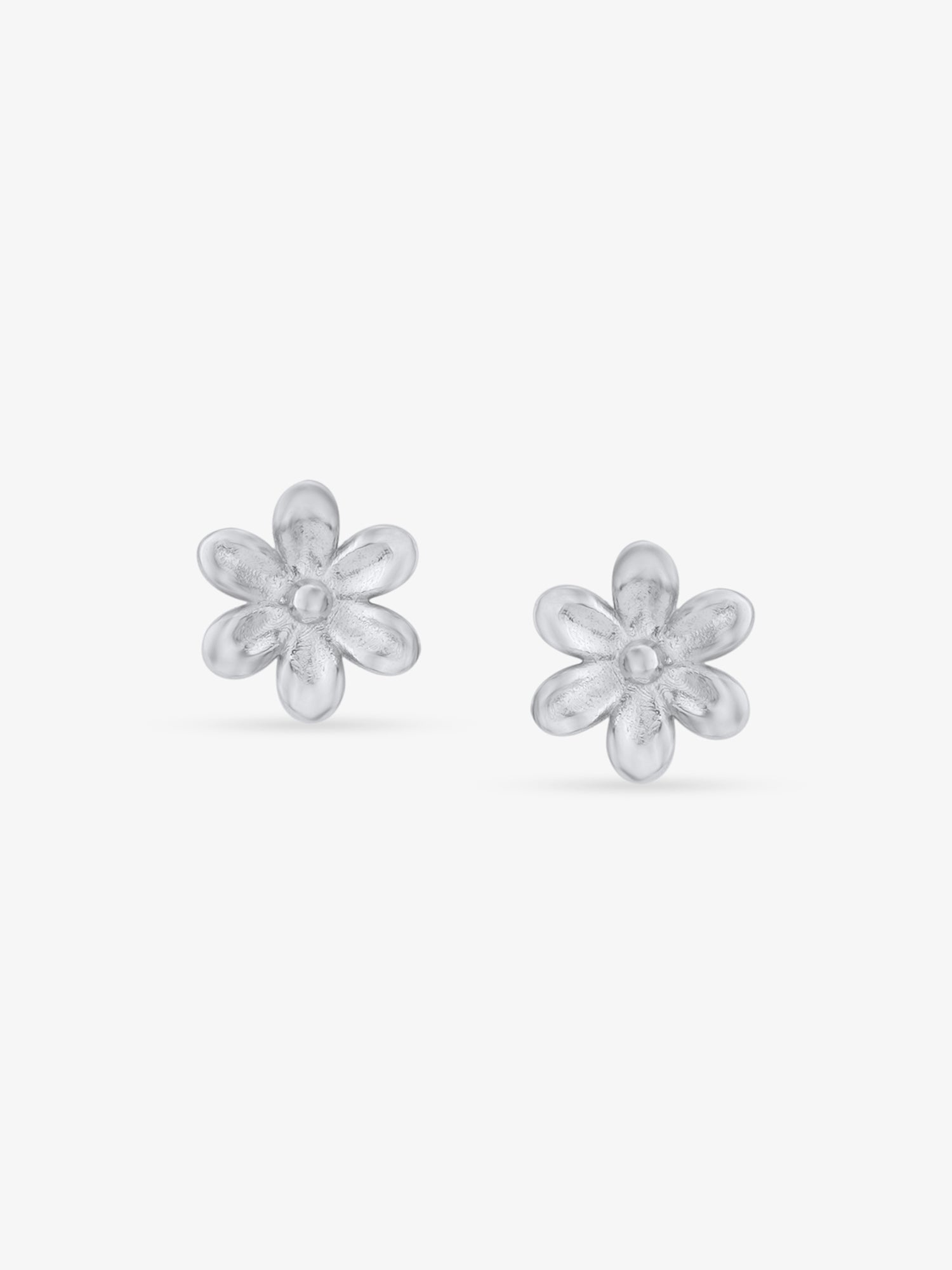 SIJA 925 Silver Flower Stud elegant sterling silver womens jewellery accessory front view