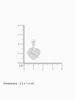 BIS hallmark view SIJA 925 silver jewellery heart with key charm certified premium accessory romantic motif for gifting and celebrations
