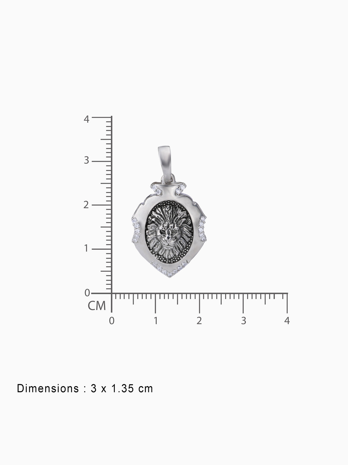 BIS hallmark view SIJA 925 silver jewellery lion faced charm certified premium accessory majestic motif for gifting and celebrations